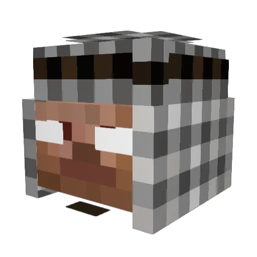 joaqnlunn0 Minecraft avatar head, 3D render