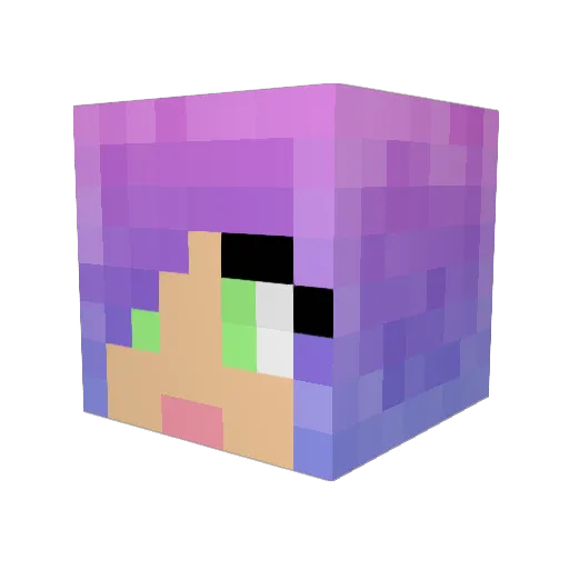 joarhh Minecraft avatar head, 3D render
