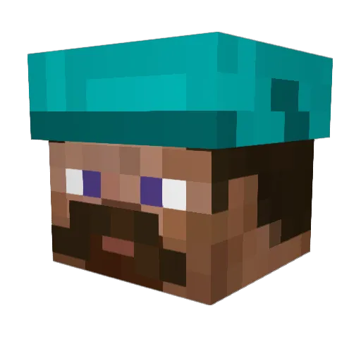 joberg2006 Minecraft avatar head, 3D render