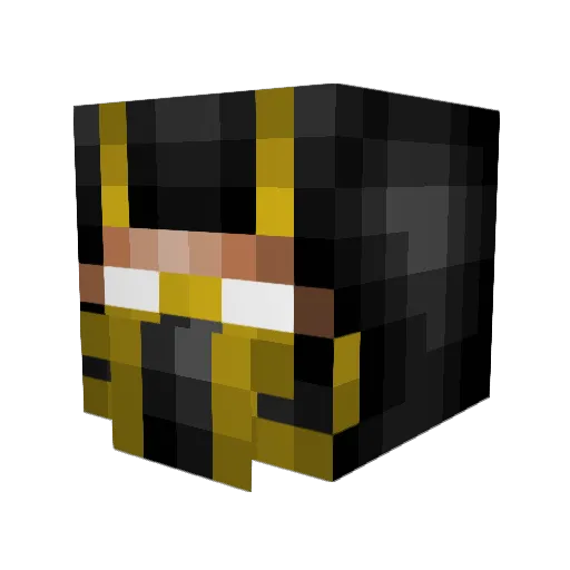 jobmister123 Minecraft avatar head, 3D render