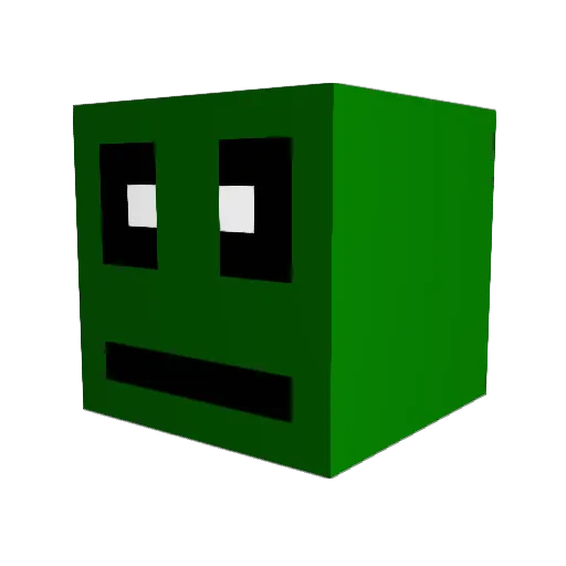 jobtim12 Minecraft avatar head, 3D render