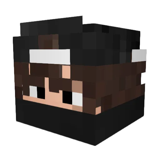 jocarille Minecraft avatar head, 3D render