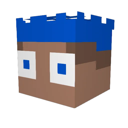 jocas777 Minecraft avatar head, 3D render
