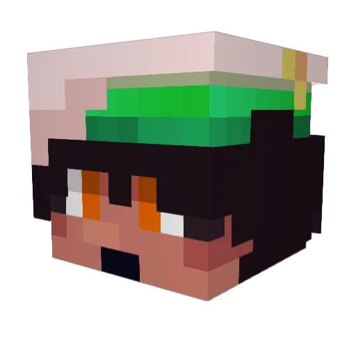 joche19 Minecraft avatar head, 3D render