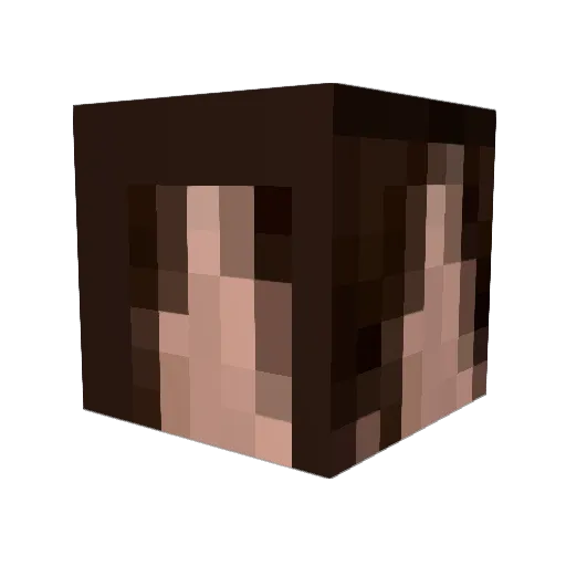 jockchon Minecraft avatar head, 3D render