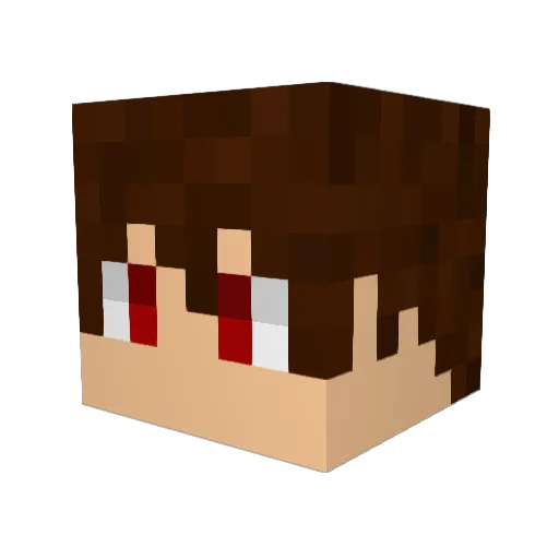 jocksmonster Minecraft avatar head, 3D render