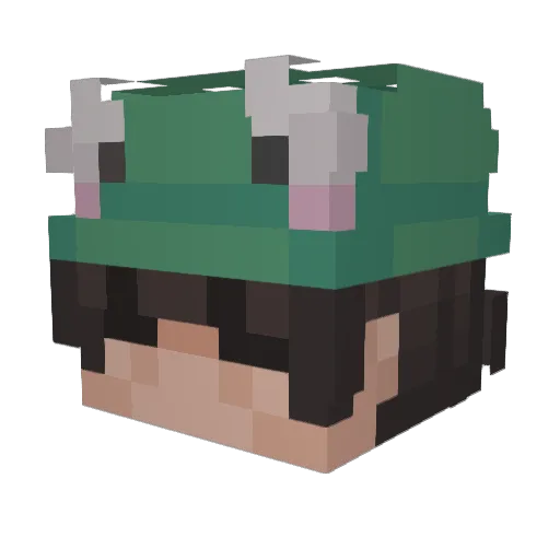 jocq Minecraft avatar head, 3D render