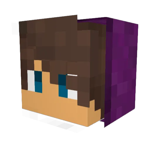 jocraft15 Minecraft avatar head, 3D render