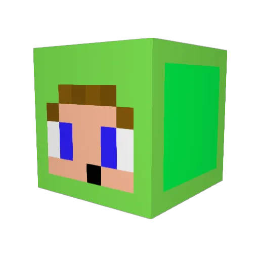 joda288 Minecraft avatar head, 3D render