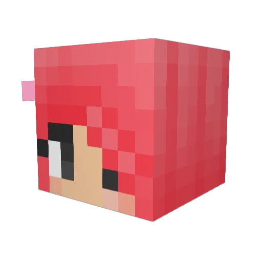 jodibg9 Minecraft avatar head, 3D render