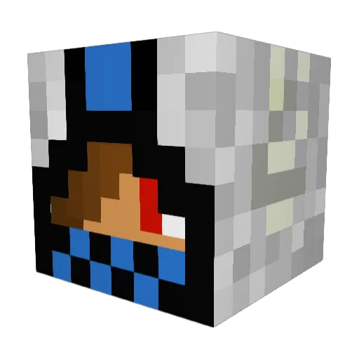 jodo10 Minecraft avatar head, 3D render