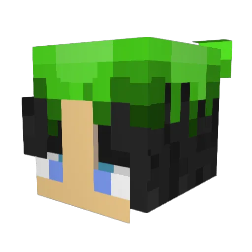 jodsss Minecraft avatar head, 3D render