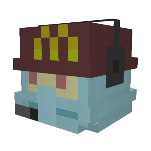 jodyy Minecraft avatar head, 3D render