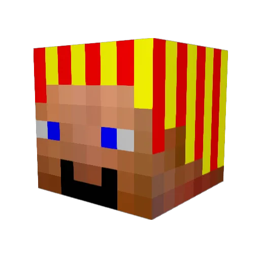 joe2701 Minecraft avatar head, 3D render