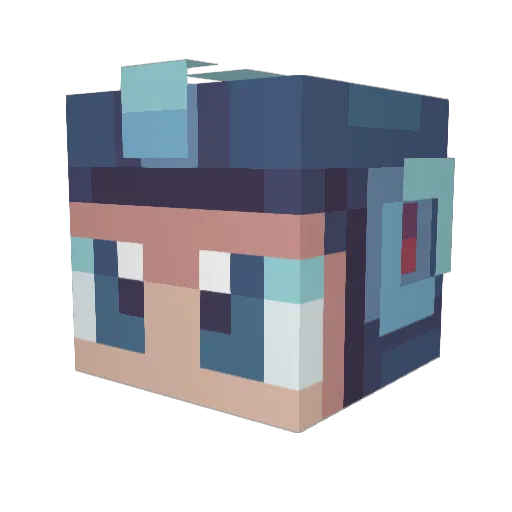 joe66688 Minecraft avatar head, 3D render