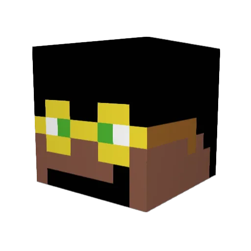 joeLz7 Minecraft avatar head, 3D render
