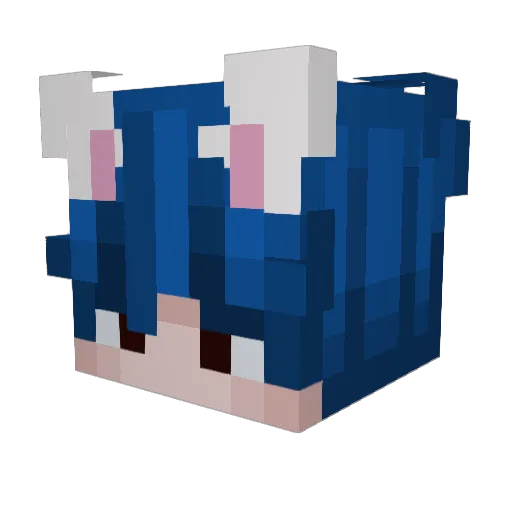 joe_dada Minecraft avatar head, 3D render