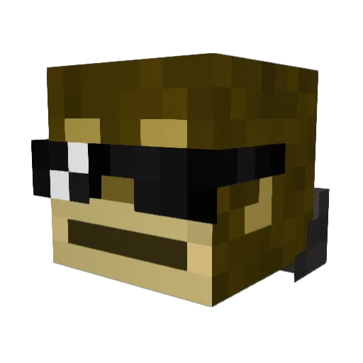 joe_nuts22 Minecraft avatar head, 3D render