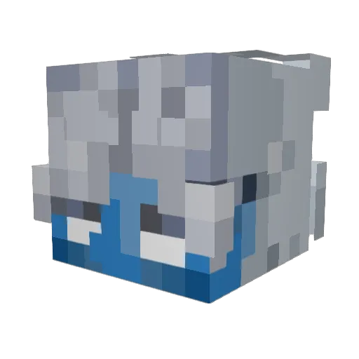 joe_water1 Minecraft avatar head, 3D render