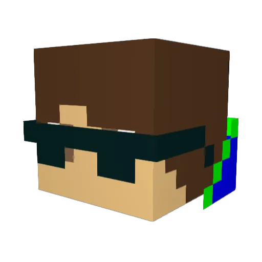 joeboo416 Minecraft avatar head, 3D render