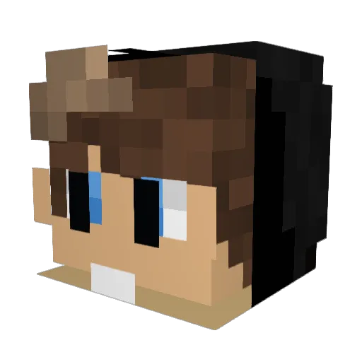 joebro517 Minecraft avatar head, 3D render