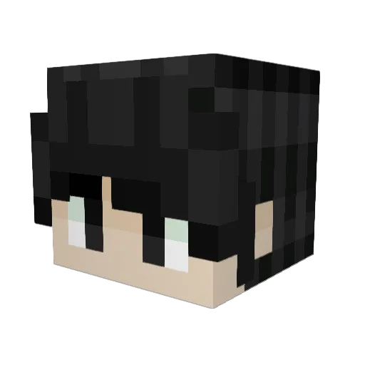 joecut Minecraft avatar head, 3D render