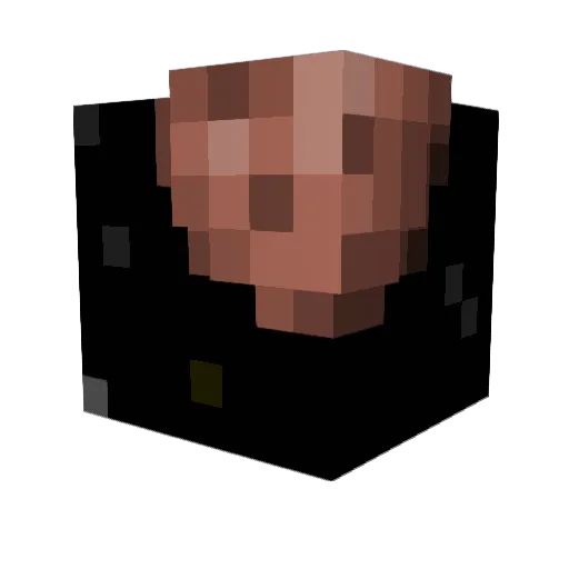 joedoesstuff Minecraft avatar head, 3D render