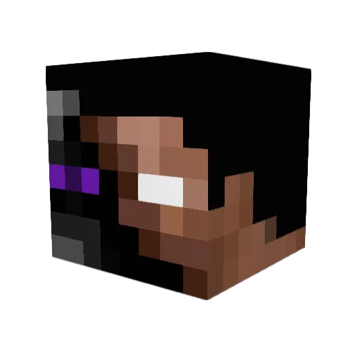 joeees Minecraft avatar head, 3D render