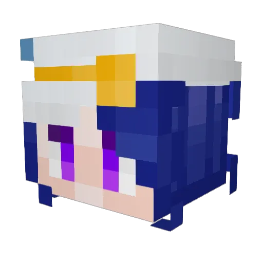 joeiiy Minecraft avatar head, 3D render