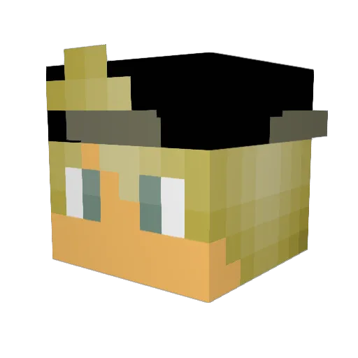 joeisnotdead Minecraft avatar head, 3D render