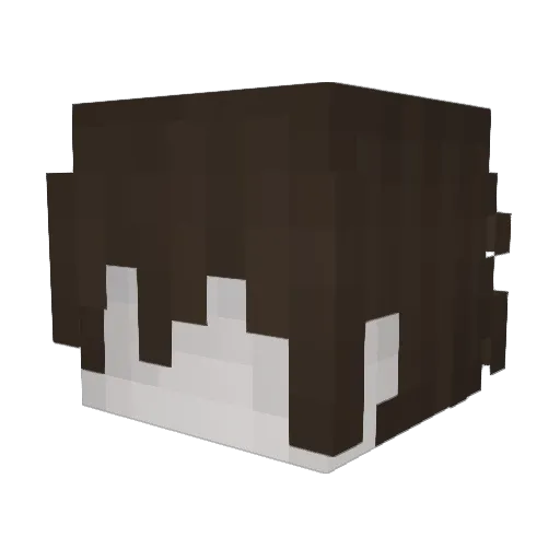 joejii Minecraft avatar head, 3D render