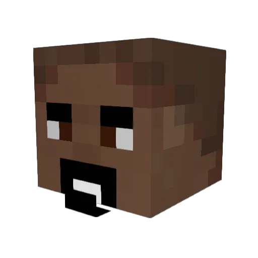 joekimbop Minecraft avatar head, 3D render