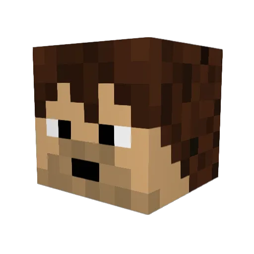 joekirschi Minecraft avatar head, 3D render