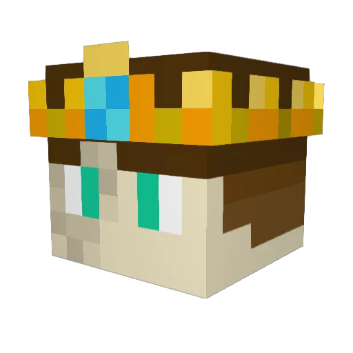 joel_sb Minecraft avatar head, 3D render