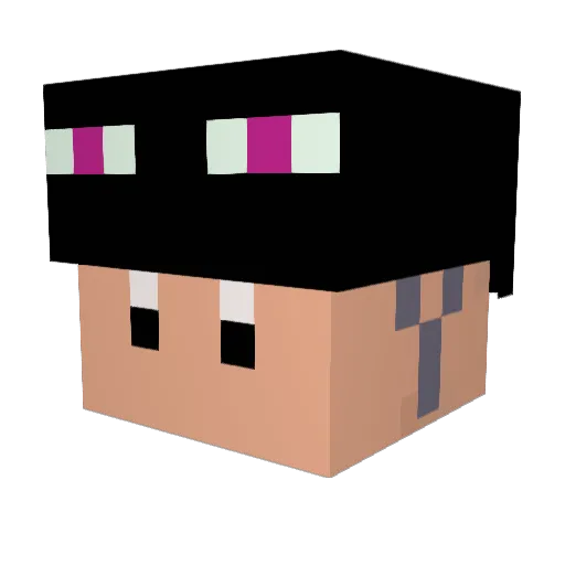 joelc4 Minecraft avatar head, 3D render
