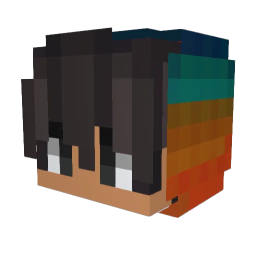joelthorzoe Minecraft avatar head, 3D render