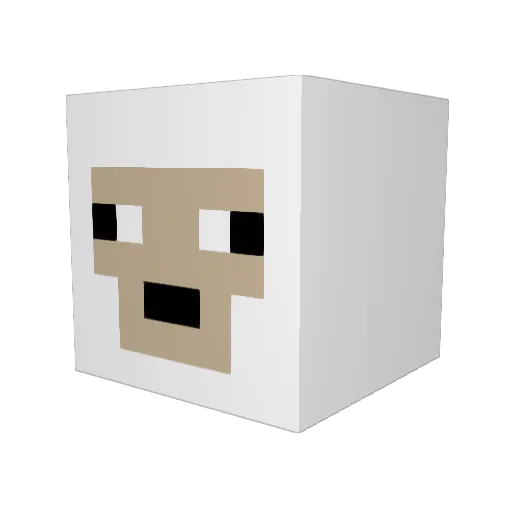 joemama1973 Minecraft avatar head, 3D render