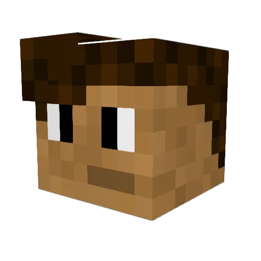 joemoefreeze Minecraft avatar head, 3D render