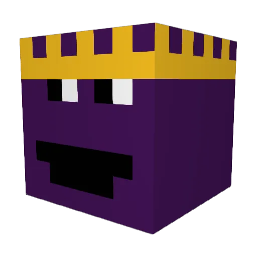 joemom777 Minecraft avatar head, 3D render