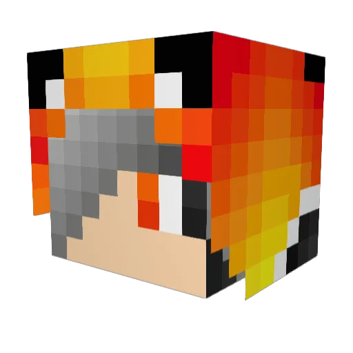 joenexon Minecraft avatar head, 3D render