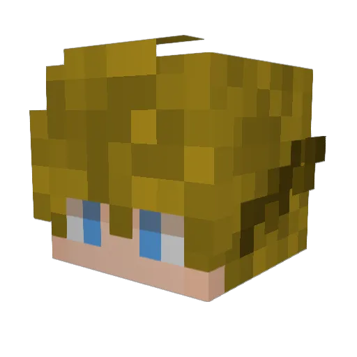 joerilemmens Minecraft avatar head, 3D render
