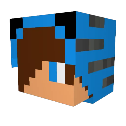 joerocky90 Minecraft avatar head, 3D render