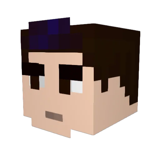 joerudd01 Minecraft avatar head, 3D render