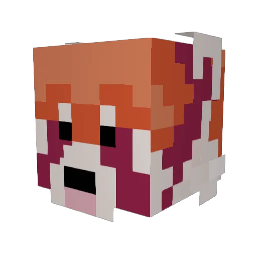 joeseoph Minecraft avatar head, 3D render