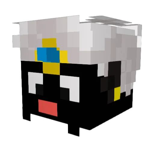 joeseppie Minecraft avatar head, 3D render