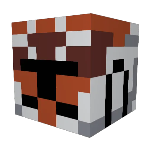 joesge Minecraft avatar head, 3D render