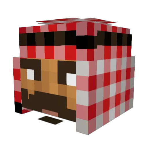 joestark10 Minecraft avatar head, 3D render