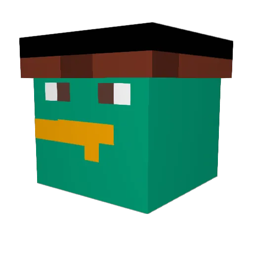joetoe12345 Minecraft avatar head, 3D render