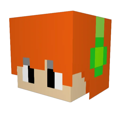 joeunhyuk Minecraft avatar head, 3D render