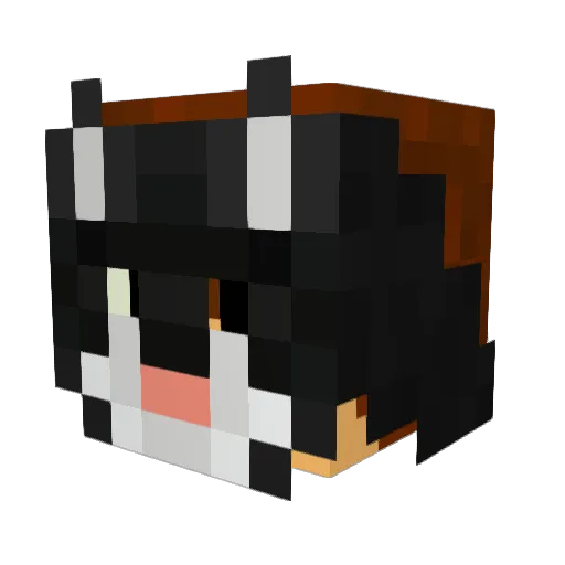 joevegan Minecraft avatar head, 3D render